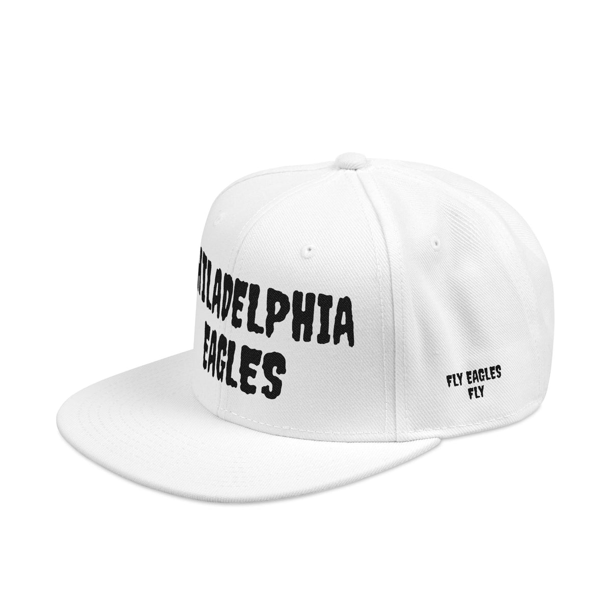 Embroidered Snapback Hat — Philadelphia Eagles Green Logo Cap