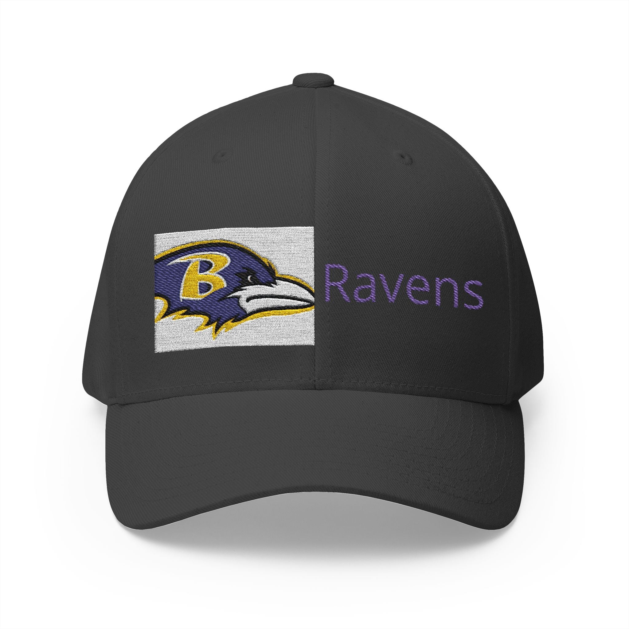 Embroidered Ravens Cap — Baltimore Logo with "1996" Back