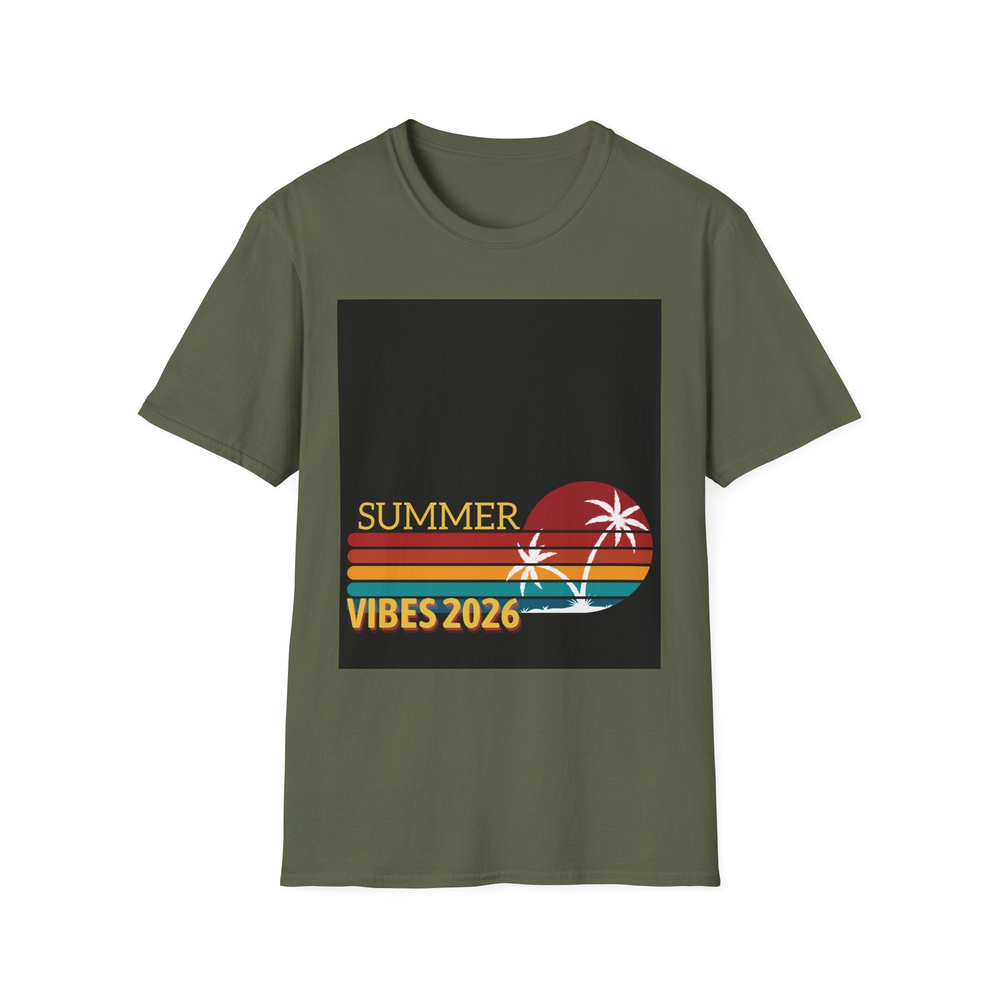 Summer Vibes 2026 T-Shirt — Retro Palm Beach Tee