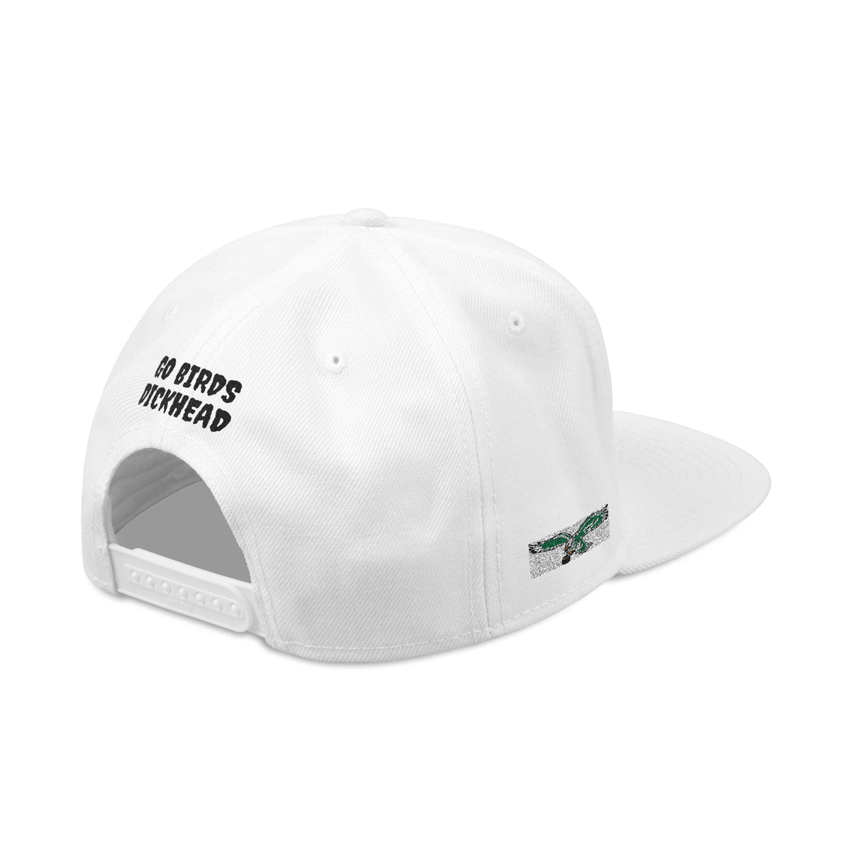 Embroidered Snapback Hat — Philadelphia Eagles Green Logo Cap