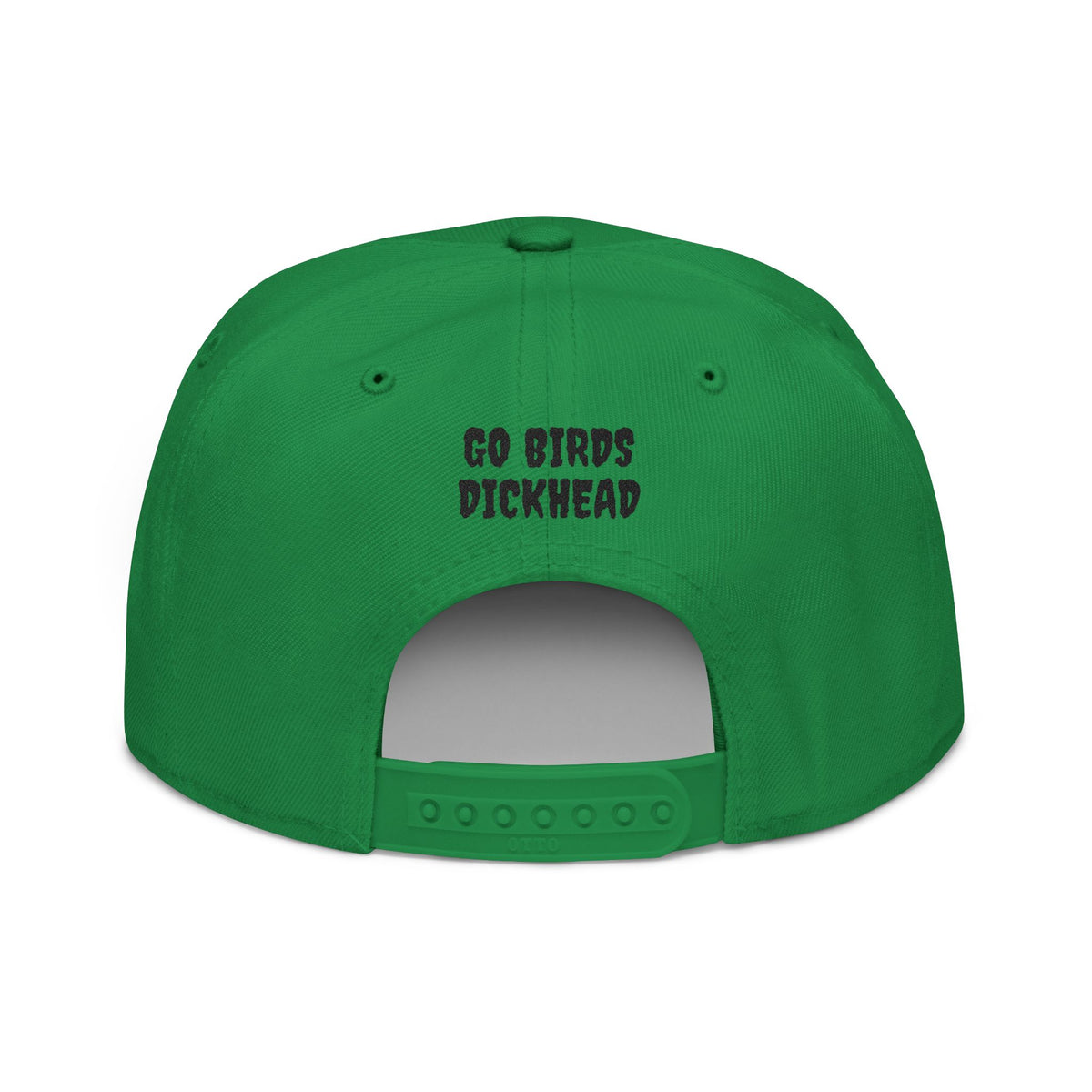 Embroidered Snapback Hat — Philadelphia Eagles Green Logo Cap