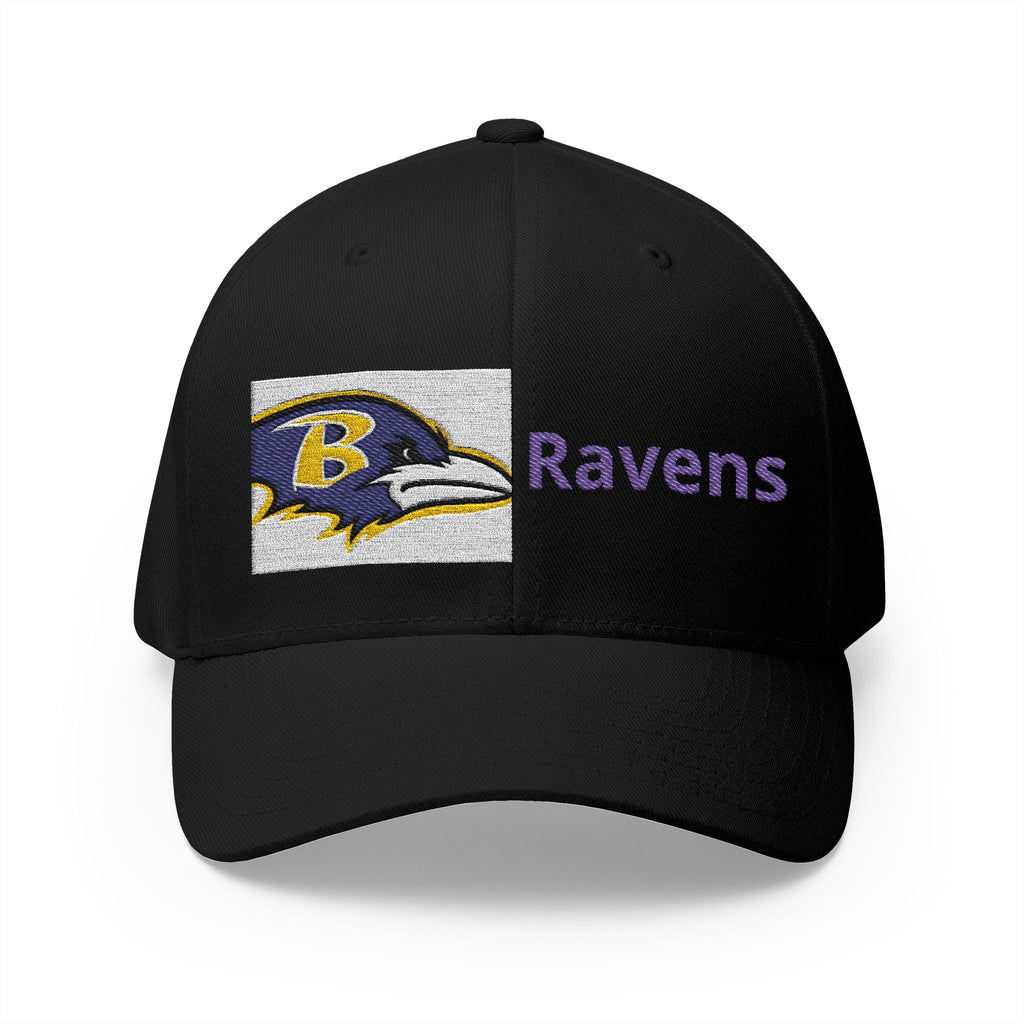 Embroidered Ravens Cap — Baltimore Logo with "1996" Back