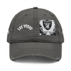Las Vegas Distressed Dad Hat — Embroidered Vintage Baseball Cap