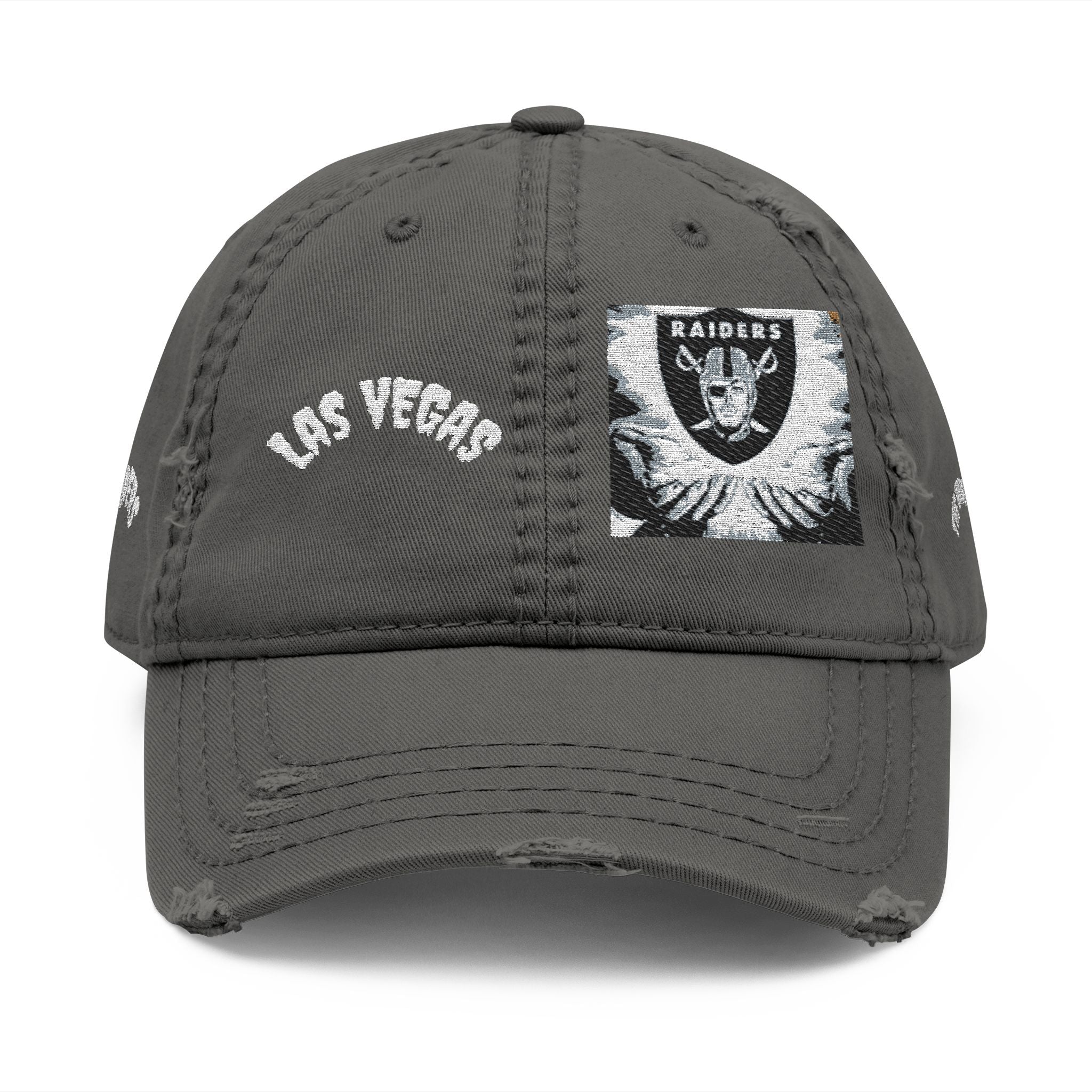 Las Vegas Distressed Dad Hat — Embroidered Vintage Baseball Cap