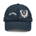 Las Vegas Distressed Dad Hat — Embroidered Vintage Baseball Cap