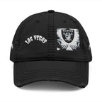 Las Vegas Distressed Dad Hat — Embroidered Vintage Baseball Cap