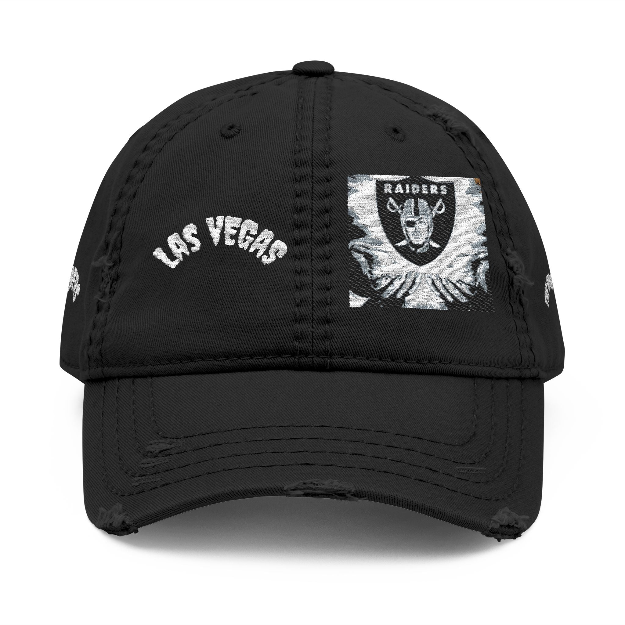 Las Vegas Distressed Dad Hat — Embroidered Vintage Baseball Cap