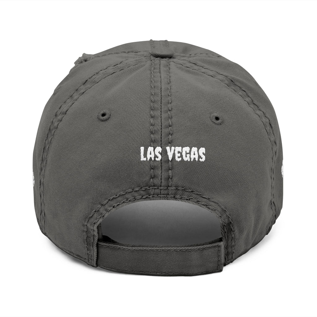 Las Vegas Distressed Dad Hat — Embroidered Vintage Baseball Cap