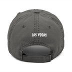 Las Vegas Distressed Dad Hat — Embroidered Vintage Baseball Cap