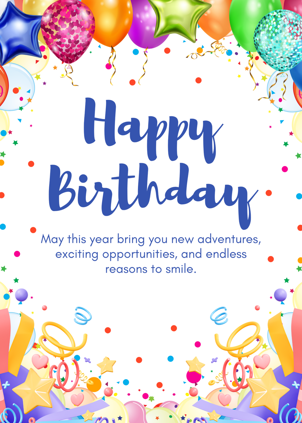 Birthday Card - Blank Inside